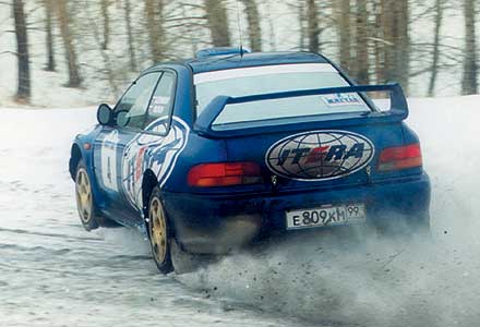 Сейчас в руках А. Лесникова самая дорогая в стране машина – Impreza WRC, а в программе выступлений – Чемпионат Европы