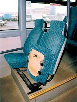 Крепления подушек сидений лучше делать не из пластика, а из более прочного материала.