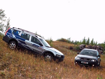 Audi Allroad quattro 2.5 TDI и Volvo XC70 2.5T AWD