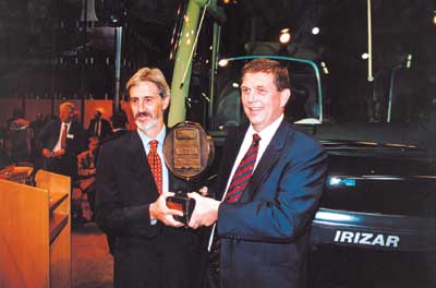 Irizar PB принес представителям Scania победу в конкурсе "Coach of the Year 2004"