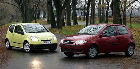 Citroёn C2 1.4i и Fiat Punto 8V