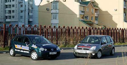 Volkswagen Polo 1.2 12V vs Ford Fiesta 1.3
