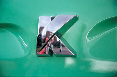 Эмблема фирмы Karosa - стилизованная буква К