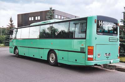 Корма нового автобуса выглядит по-европейски