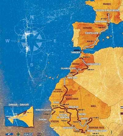 Маршрут рейда этого года почти точно соответствовал названию гонки