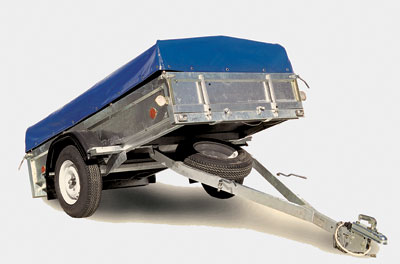 Бортовой прицеп МЗСА-817701 способен перевозить 560 кг груза