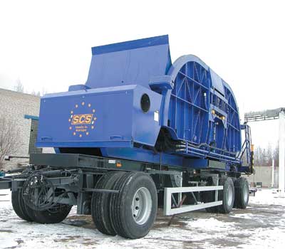 На шасси "Новтрака" – 24-тонный пресс SCS