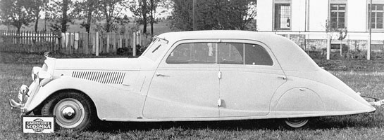 Джозеф Зодомка представил Škoda Superb в таком виде в 1937