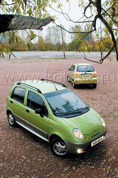 Chevrolet Spark vs. Daewoo Matiz