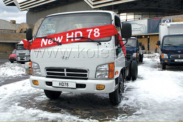 Новинка от Hyundai – развозной грузовик HD-78