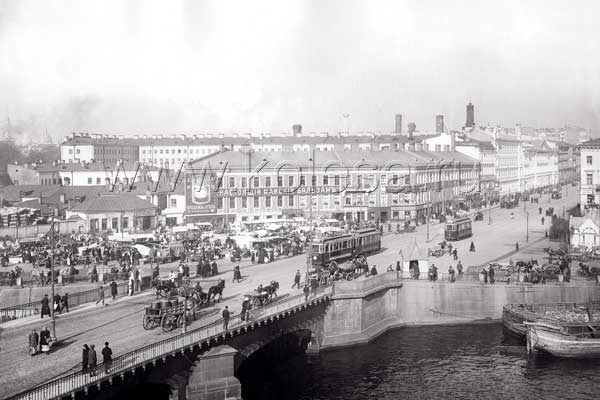 Измайловский мост. Фото 1913 г.