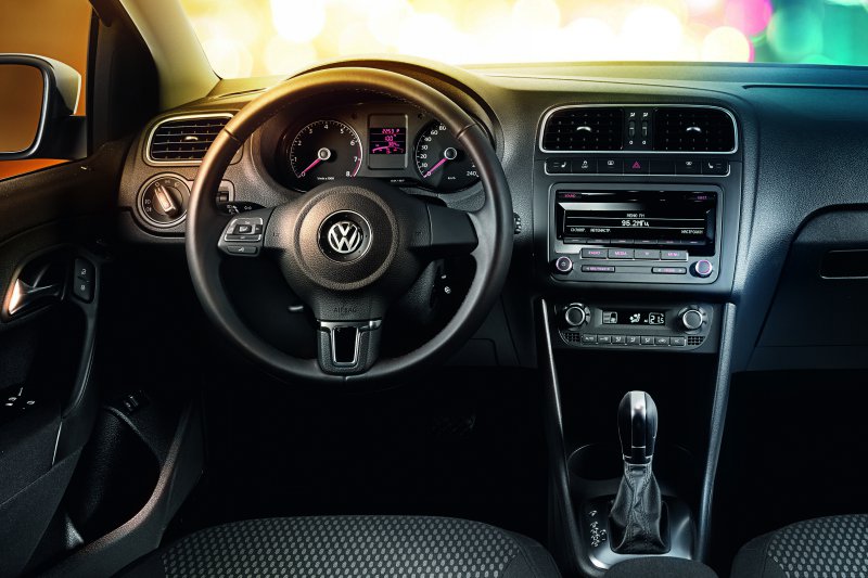 Volkswagen Polo седан. Интерьер