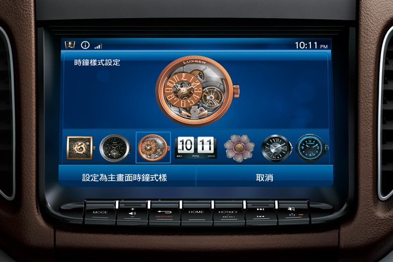 Luxgen5 Sedan. Экран системы Think+