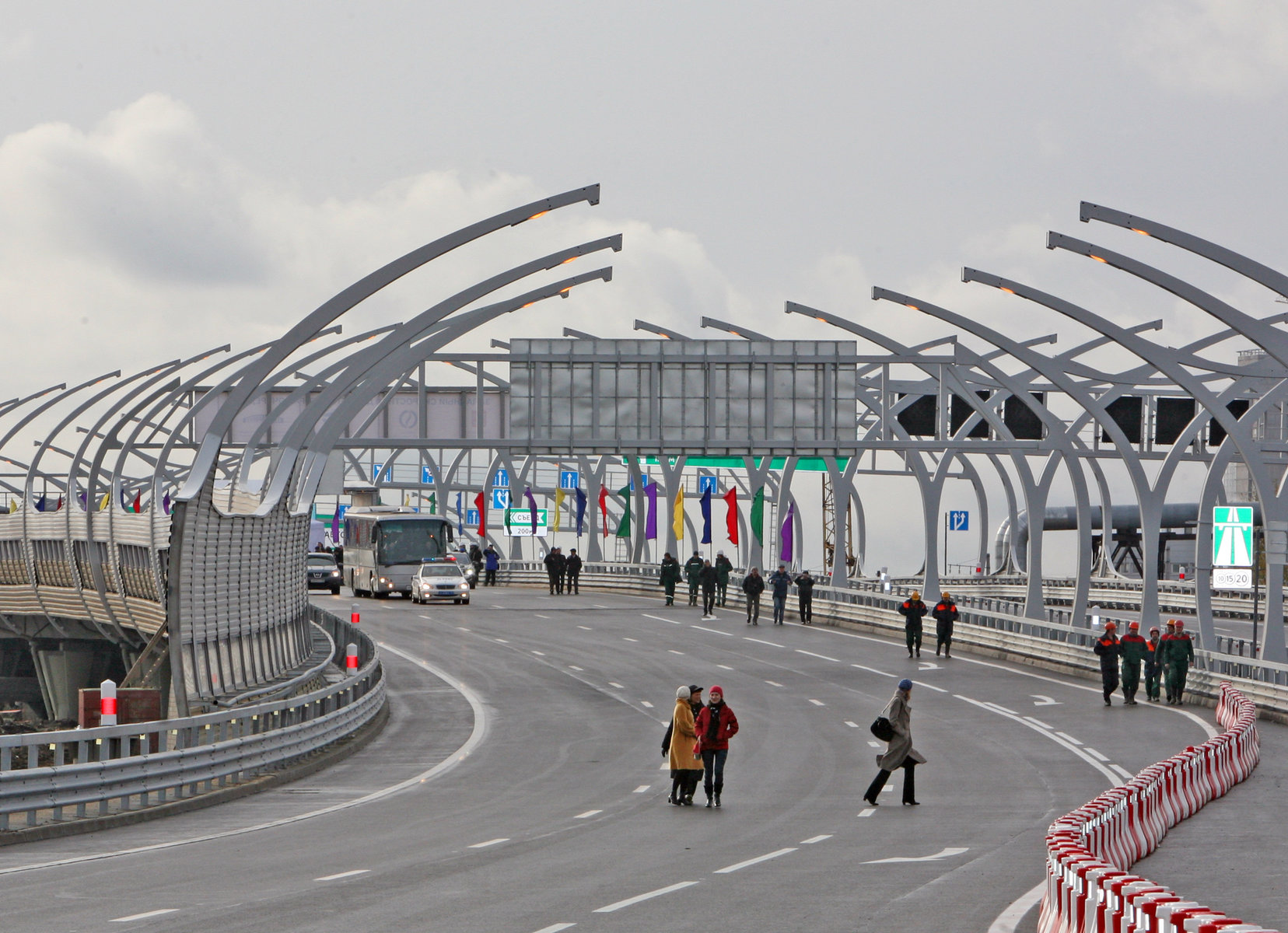 Дороги, развязки и мосты, которые откроют в Санкт-Петербурге в 2013 году