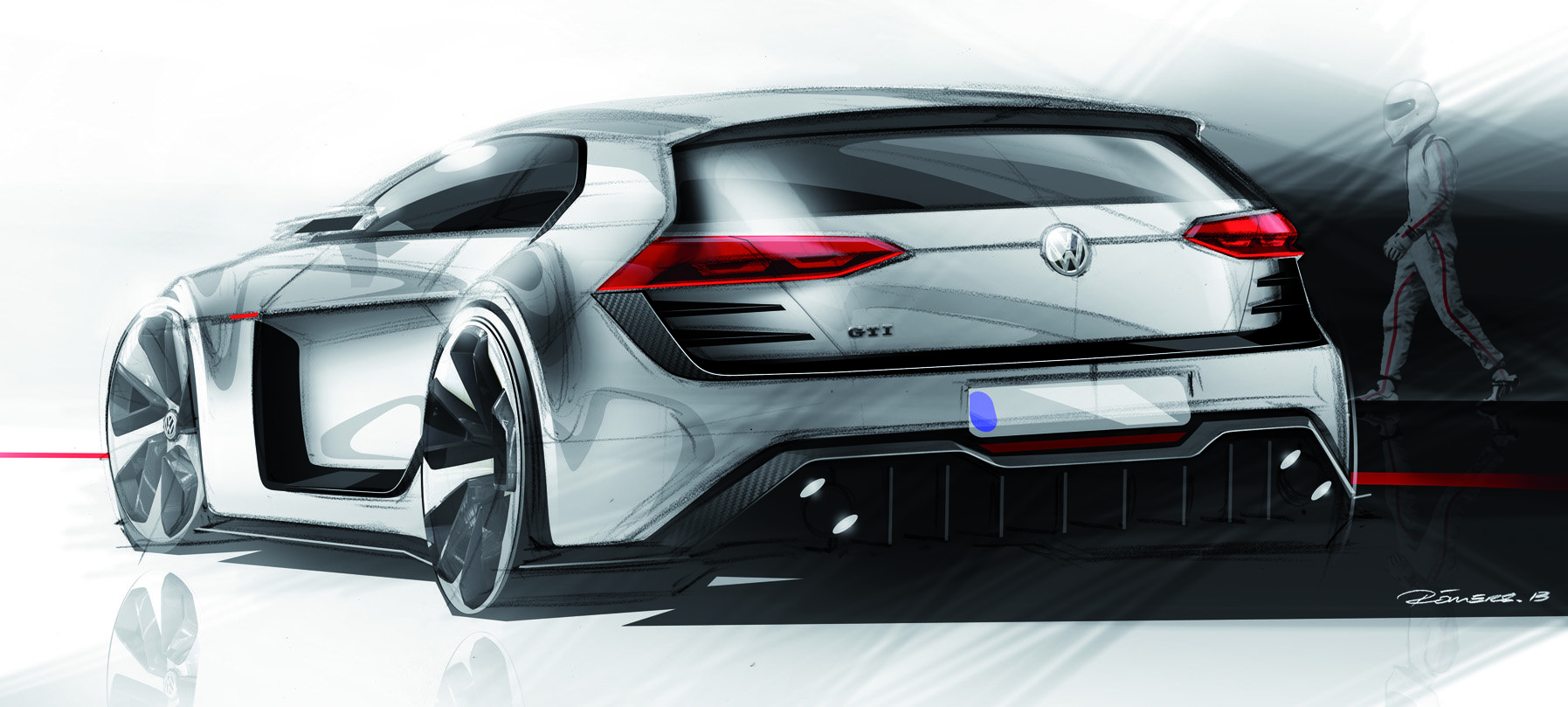Концепт Volkswagen Design Vision GTI