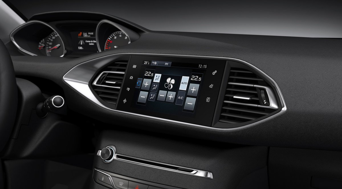 Новый Peugeot 308: 9,7-дюймовый сенсорный дисплей