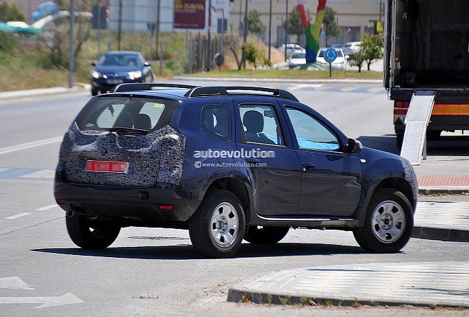 Прототип рестайлингового Renault Duster 
