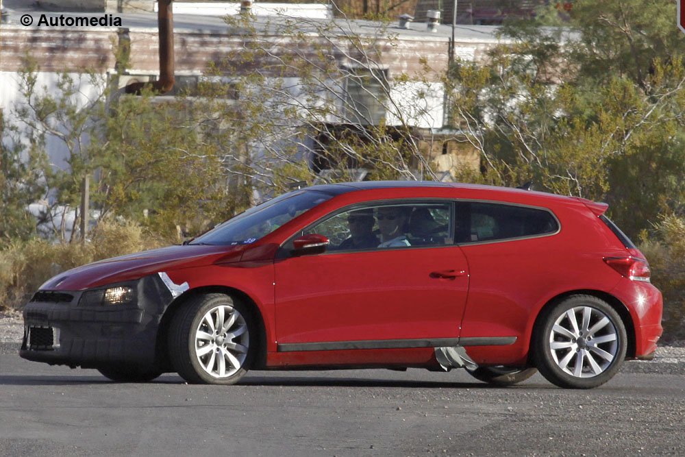 Прототип рестайлингового Volkswagen Scirocco
