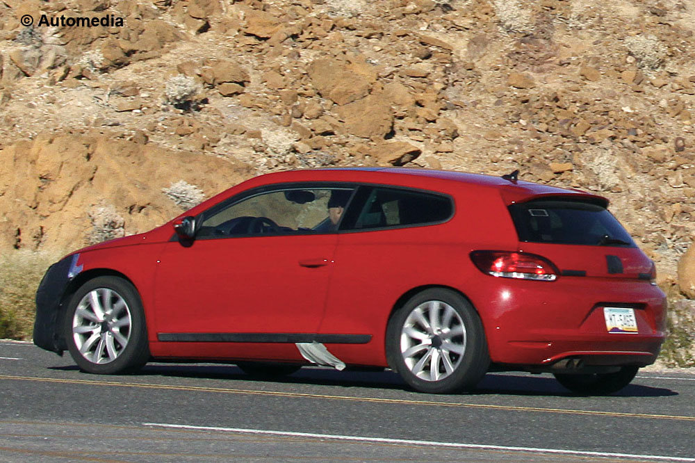 Прототип рестайлингового Volkswagen Scirocco