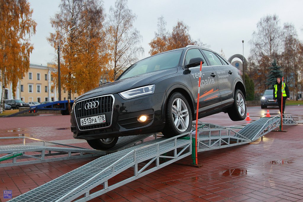 Петербуржцы опробовали автомобили Audi