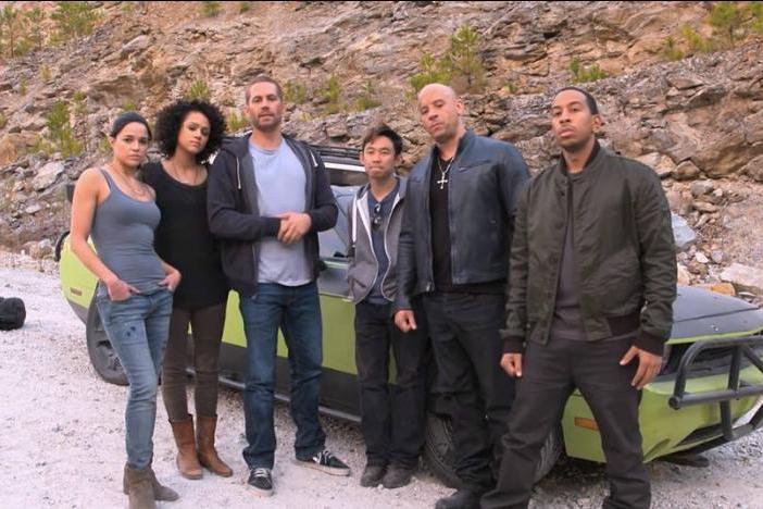 Пол Уокер и команда "Форсажа"