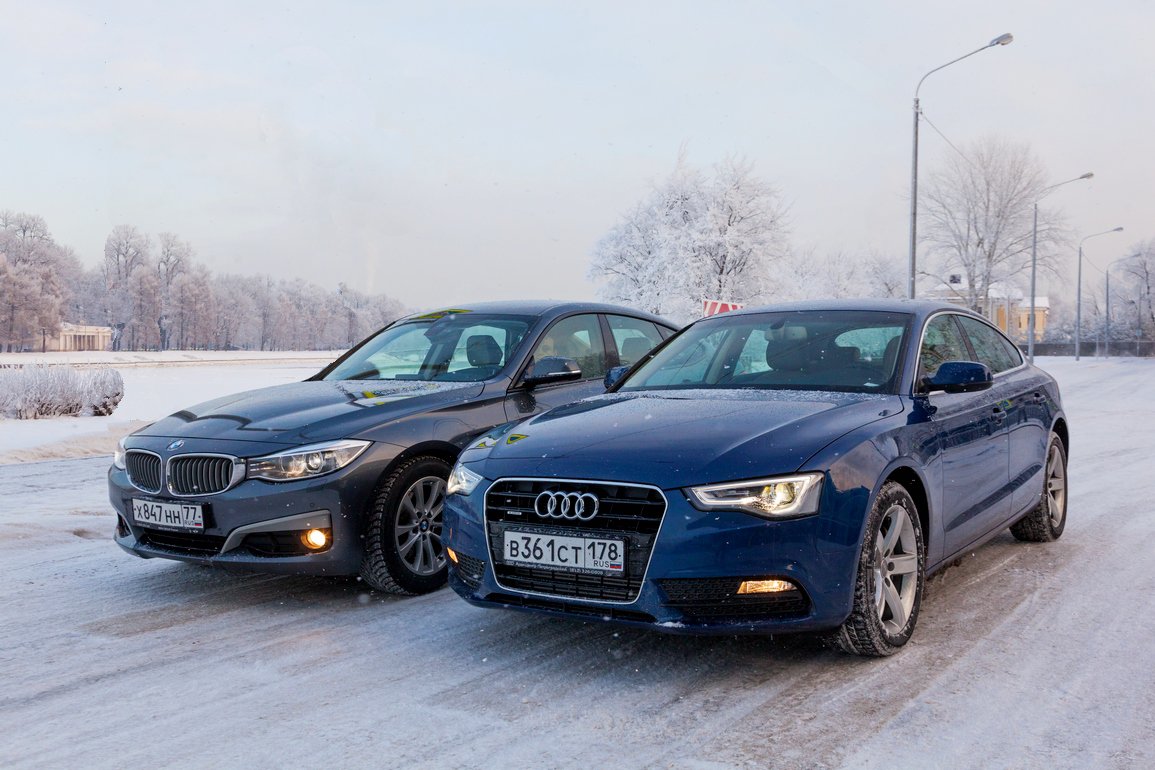 Audi A5 Sportback 2.0 TFSI и BMW 320d GT