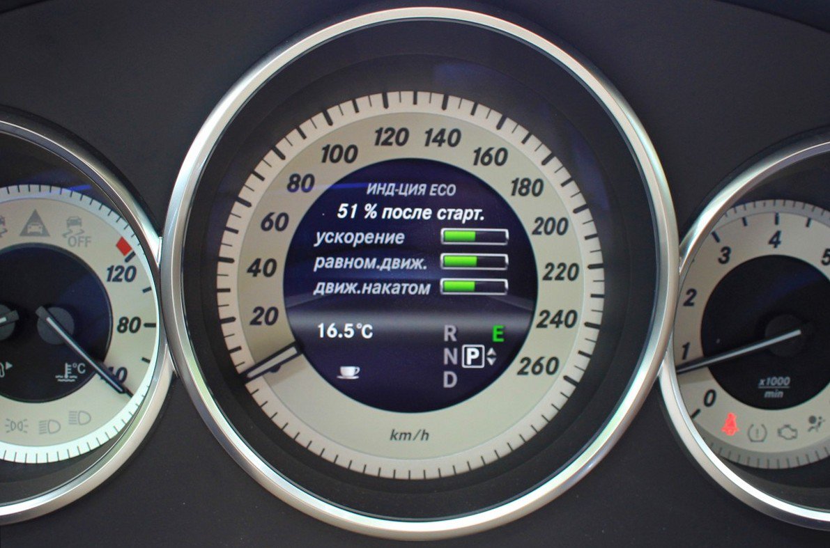 Eco-режим Mercedes-Benz CLS350 Shooting Brake