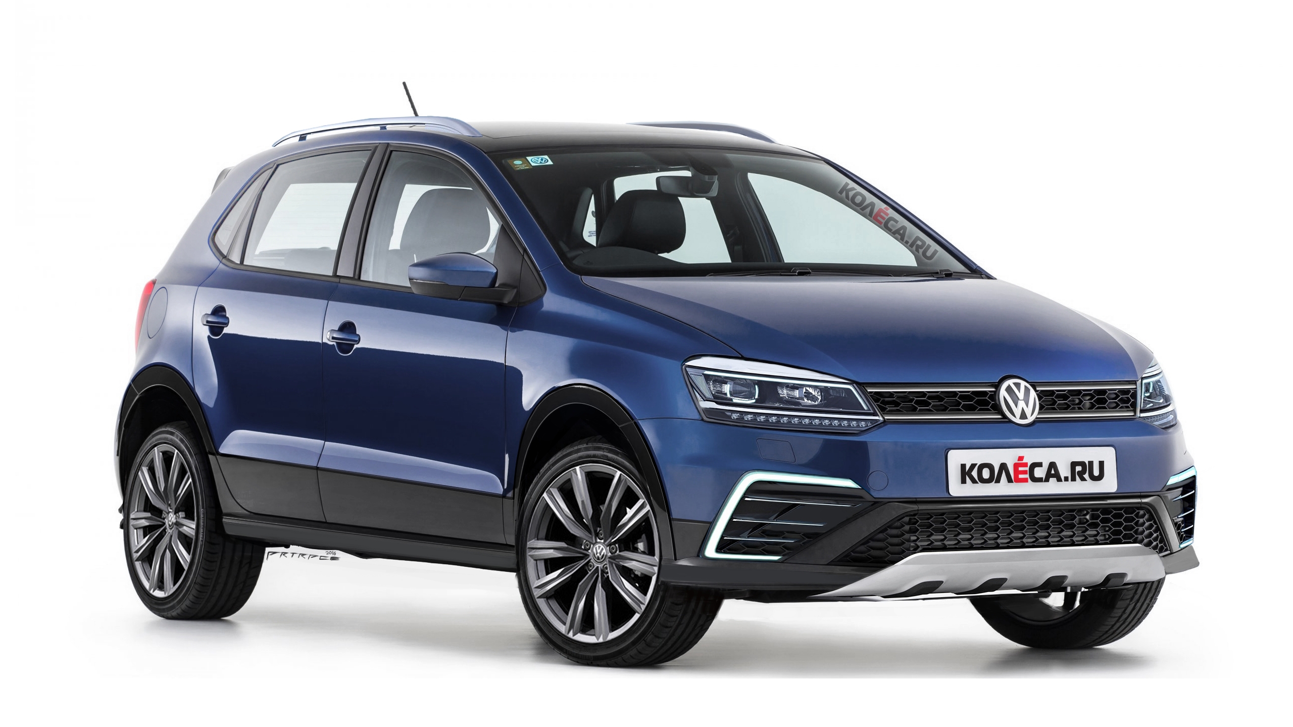 VW Polo Cross Р±РµР»С‹Р№